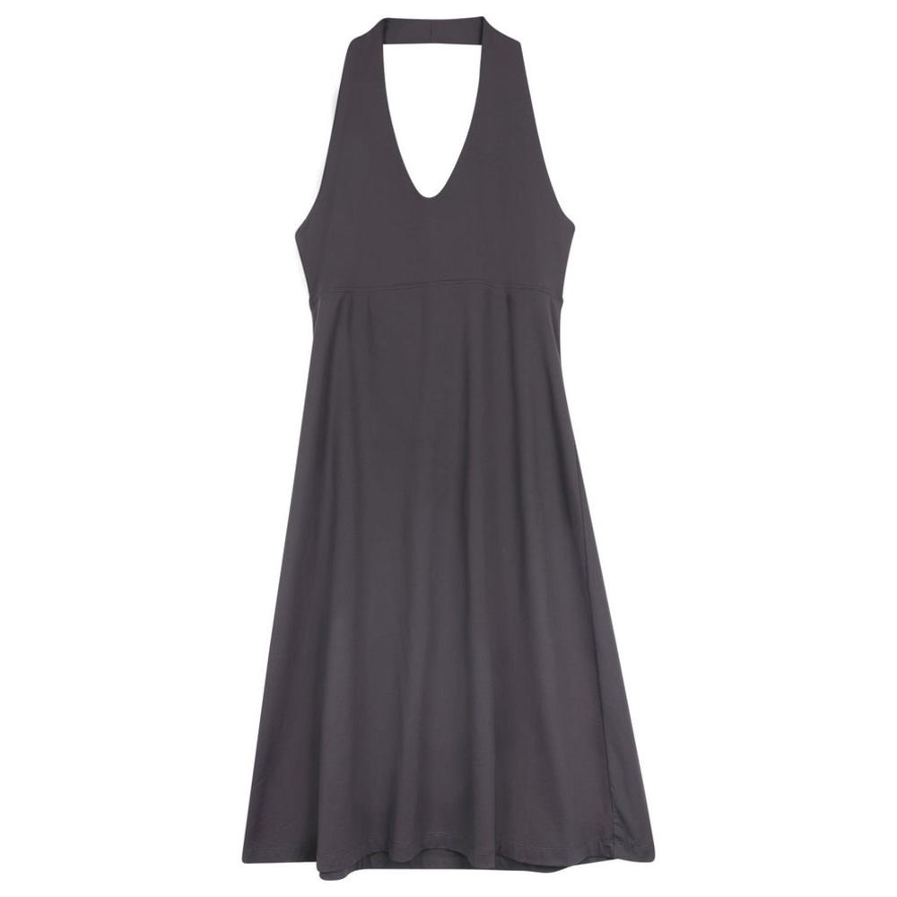 Patagonia W’s Morning Glory athletic halter midi dress gray medium women’s